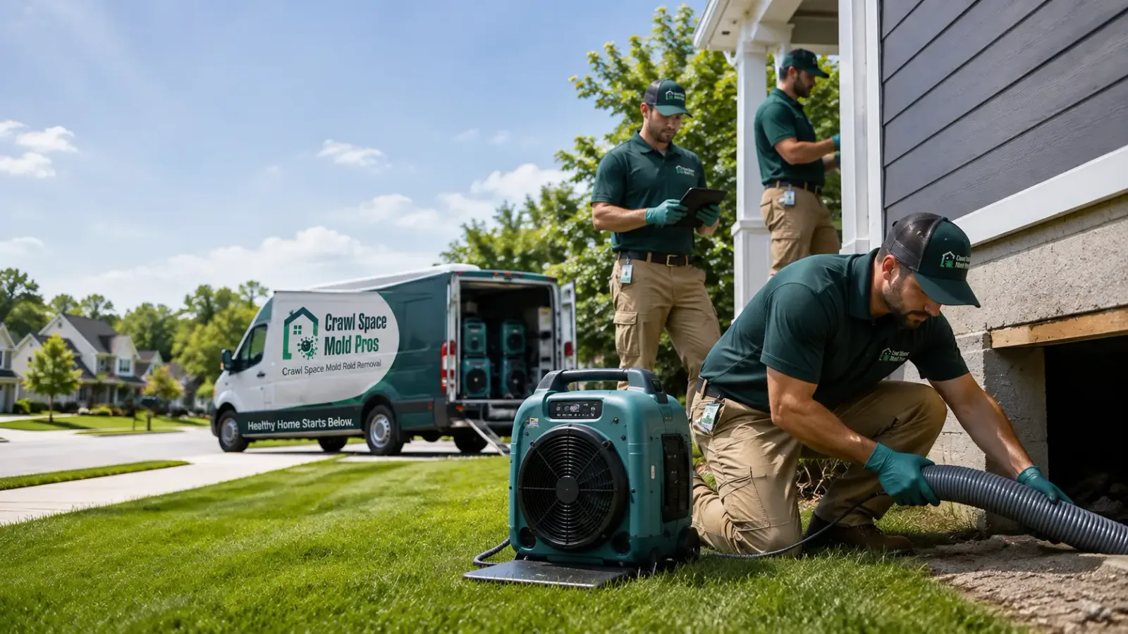 Crawl Space Mold Removal in Montague, NJ